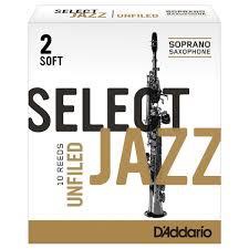 D'Addario Unfiled Select Jazz Soprano Reeds